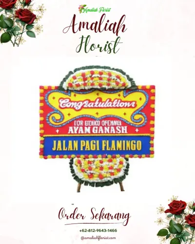 Bunga Papan Congratulation di Pekauman